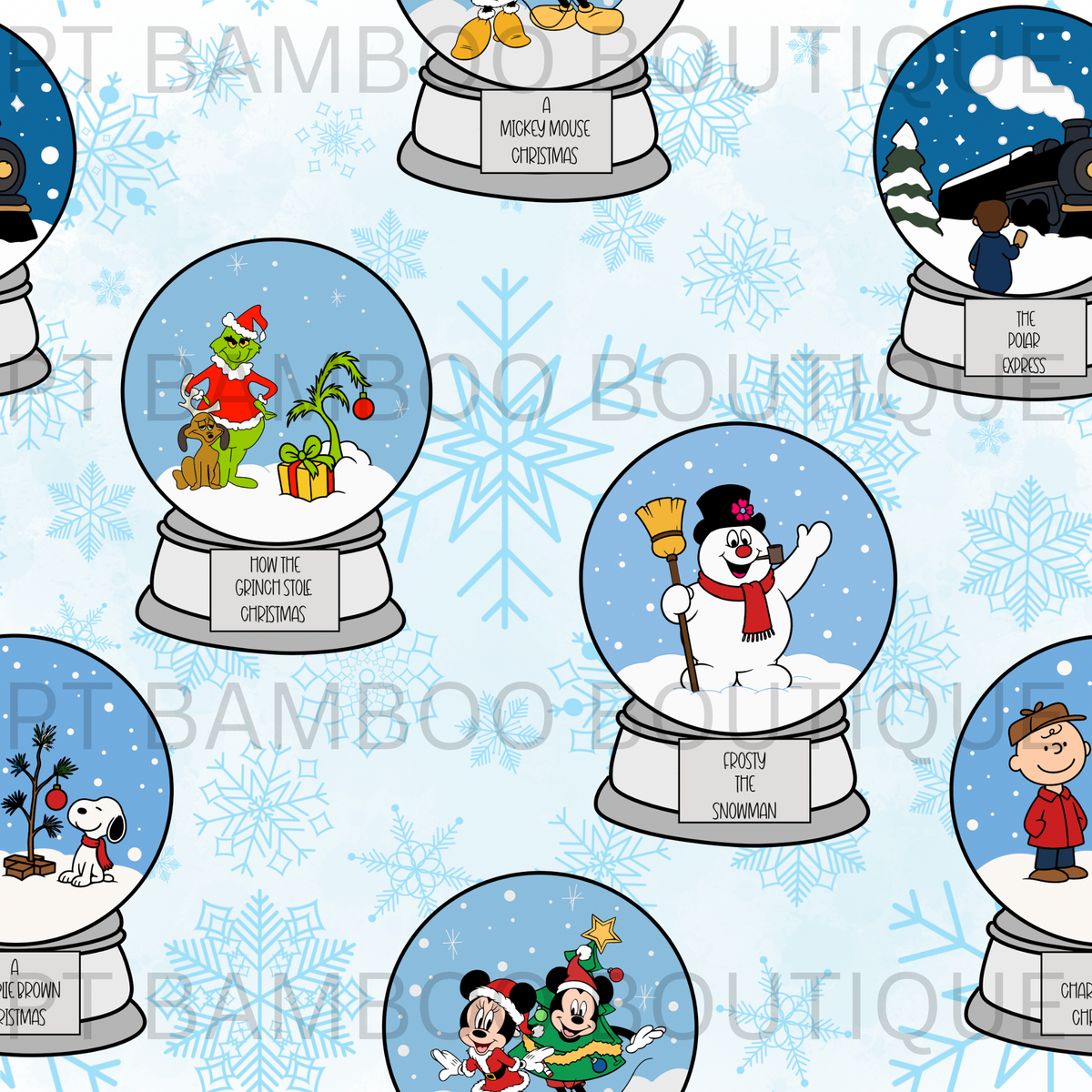 Snowy Christmas Traditions Dog Bandana