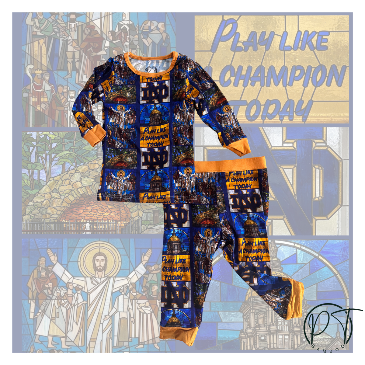 Play Like A Champion 2 Piece Long Sleeve Set