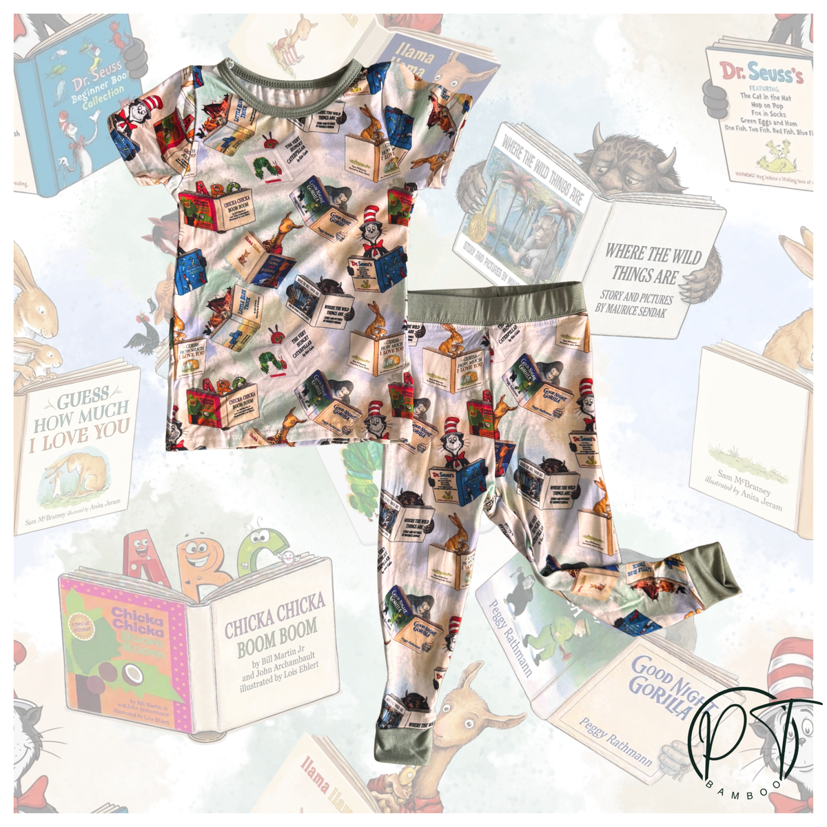 Little Bookworms Short Sleeve with Pants