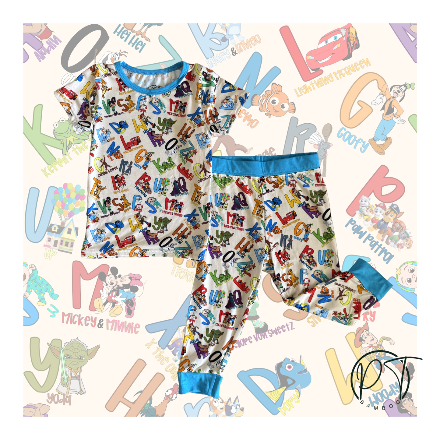 Alphabet Adventures Short Sleeve with Pants