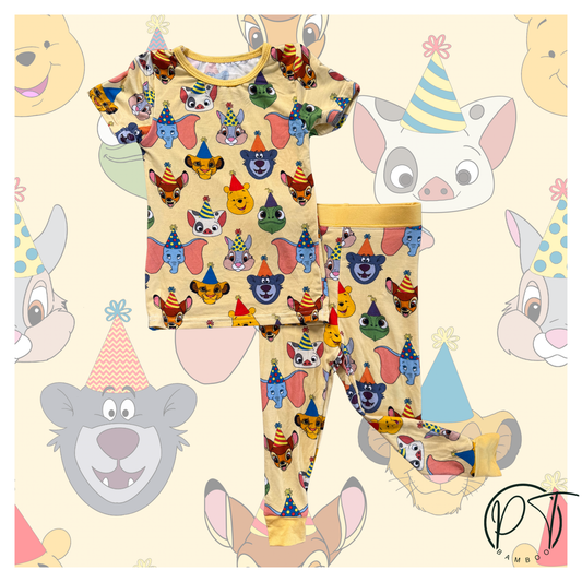 Party Animals Short Sleeve with Pants